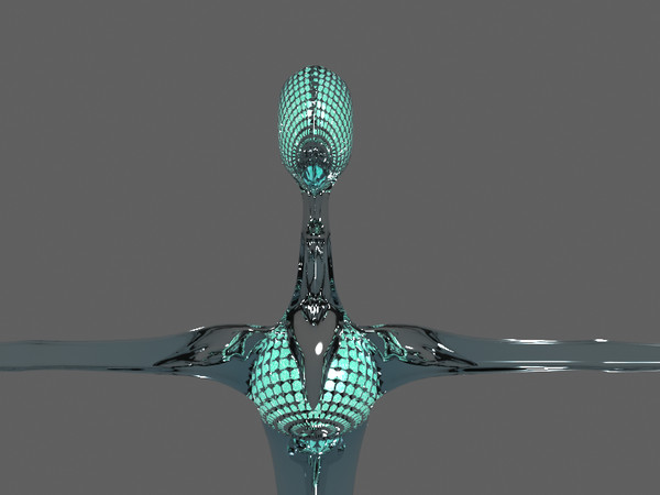 strange alien 3d max - Alien Robot (Light Being) by Gooneacehole